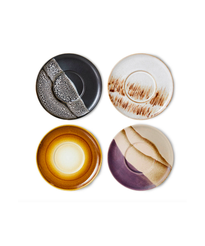 Lot de 4 Soucoupes Hk Living